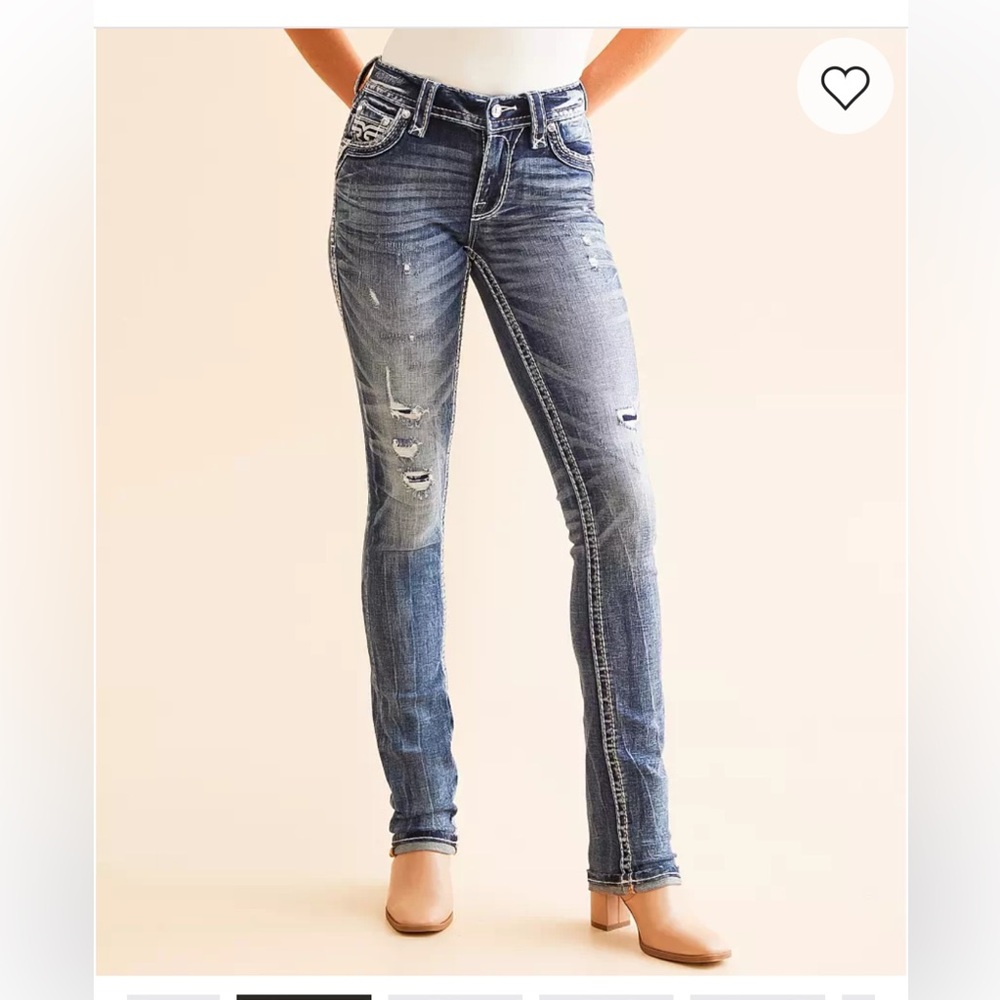 Rock Revival Alivia Straight Jeans Size 26